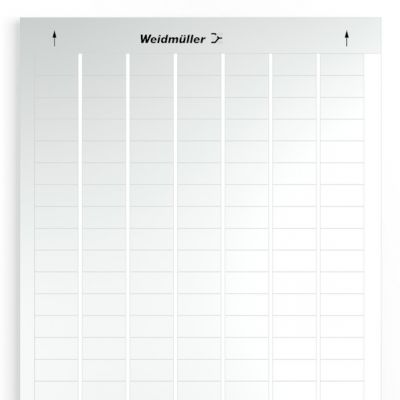 WEIDMULLER LM MT300 25.4/12.7 SI Oznaczenie urządzenia, samoprzylepny, 25.4 mm, poliester, bez PVC, srebrny 1686390001 /10szt./ (1686390001)